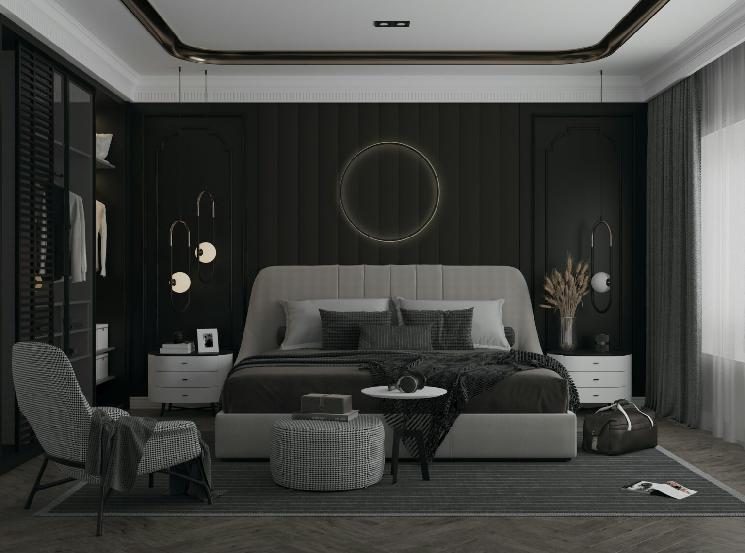Principal bedroom suite in a luxury home